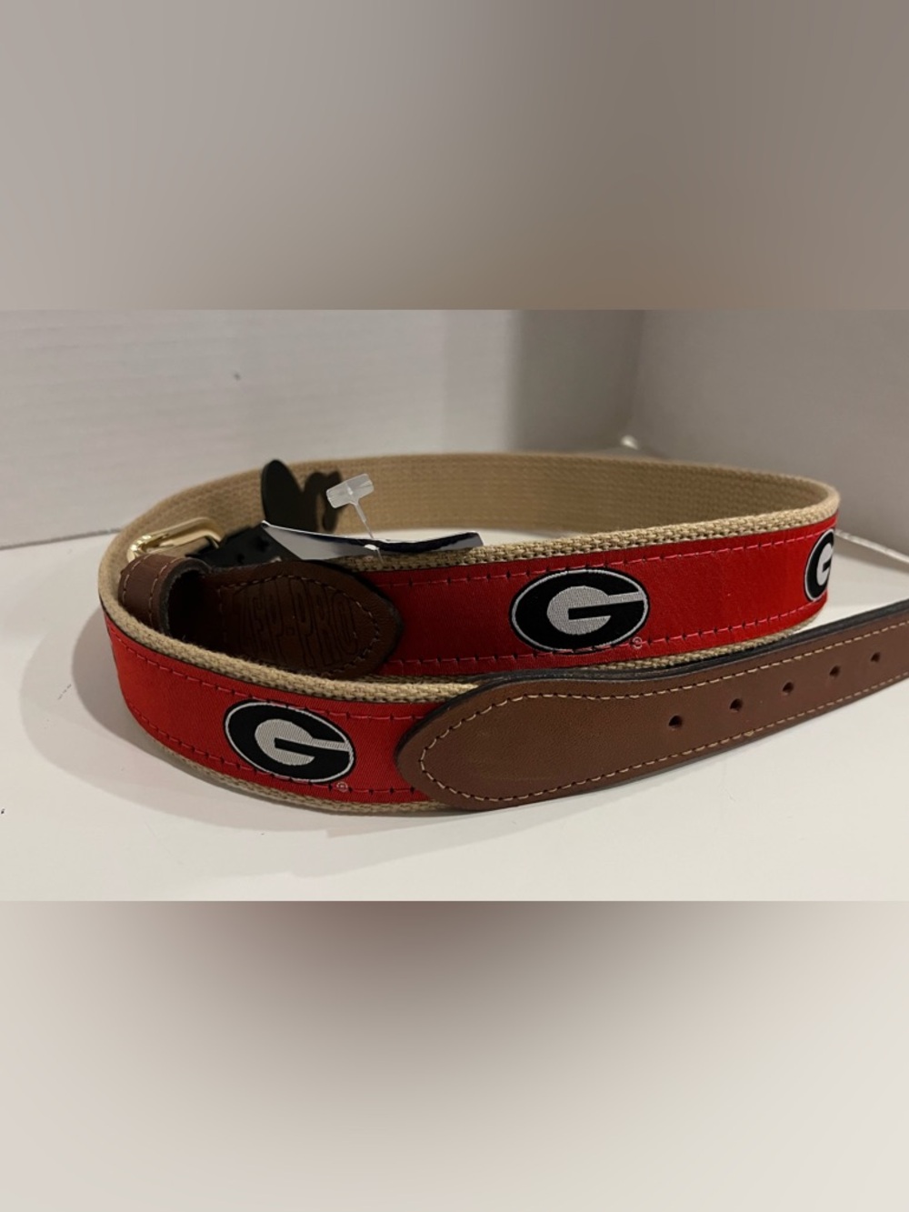 NWT ZEP-PRO MEN'S UGA RIBBON BELT- SIZE 32